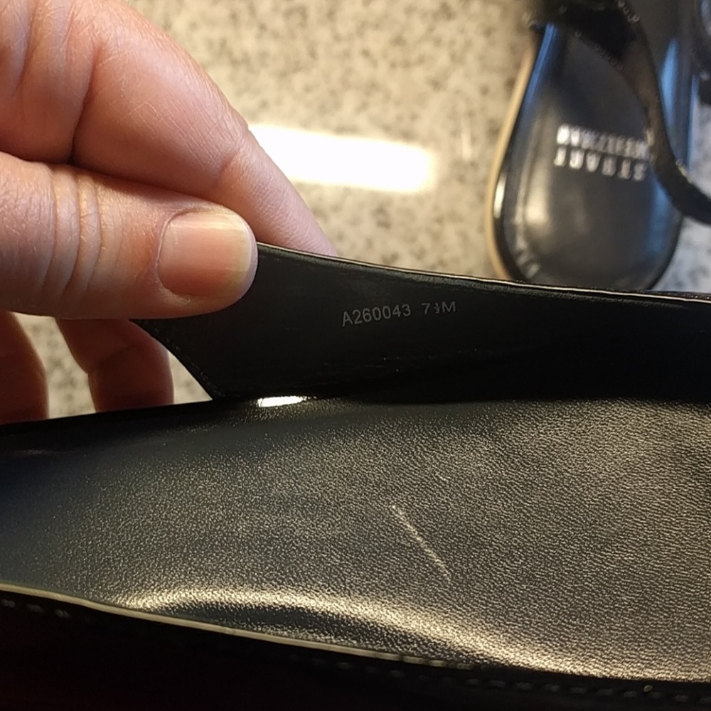 Stuart Weitzman patent peep toe platform h… - Picture 7 of 8